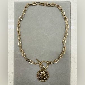 gold coin necklace